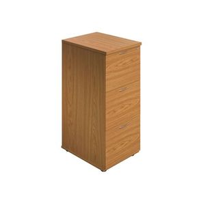 Jemini 3 Drawer Filing Cabinet 464x600x1030mm Nova Oak KF90461