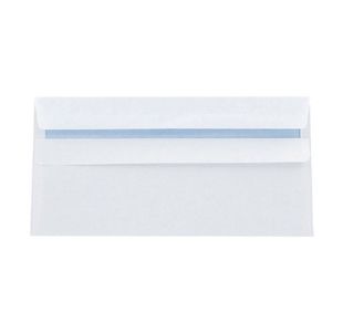 Q-Connect DL Envelopes Wallet Self Seal 120gsm White (Pack of 1000) 81414