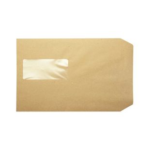 Q-Connect C5 Envelopes Window Pocket Peel and Seal 115gsm Manilla (Pack of 500) KF97370