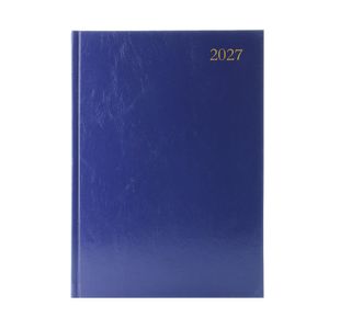 Desk Diary Day Per Page A4 Blue 2027 KFA41BU27