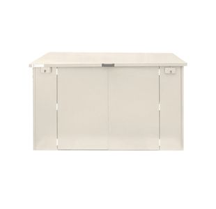 Safestor Ripon Lift-Up Lid Metal Garden Shed Ivory SFSC004-316