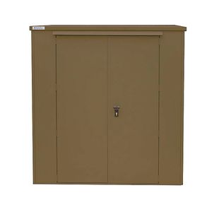 Safestor Harrogate Metal Garden Potting Shed Clay Brown SFSC017-317