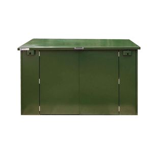 Safestor Ripon Lift-Up Lid Metal Garden Shed Fir Green SFSC004-318