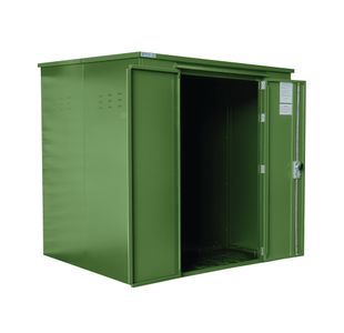 Safestor Ryedale Metal Storage Unit Lakeland Light Green SFSC018-319