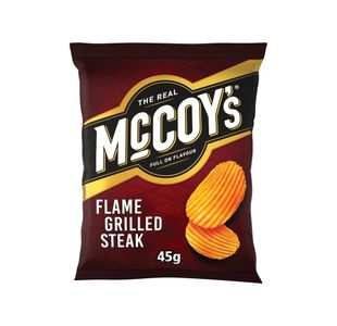 McCoys Flame Grilled Steak Crisps 45g Pack of 36 09006