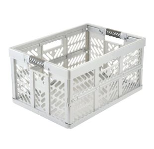 Keeeper Ultra Tough Ben Folding Crate 45 Litre Silver 10297