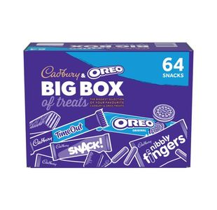 Cadbury and Oreo Big 64 Box of Treats Bulk Box 4313154