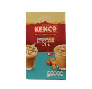 Kenco Iced/Hot Salted Caramel Latte Sachets 20.3g (Pack of 8) FOKEN030