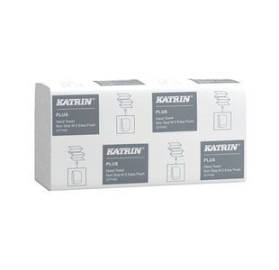 Katrin Plus Hand Towel EasyFlush M2 Pack x15 (Pack of 2400) 61624