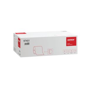 Katrin Dispenser Hand Towel Roll 1-Ply Medium White (Pack of 6) 97401