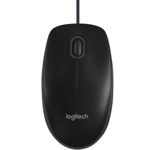 Logitech B100 Optical Mouse USB 800dpi Black 910-003357
