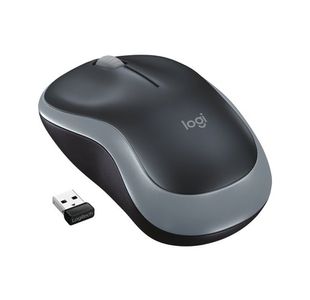 Logitech M185 Wireless Optical Mouse Ambidextrous Grey 910-002238