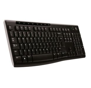 Logitech Black K270 Wireless Keyboard UK Layout 920-003745