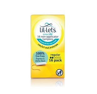 Lil-Lets Non-Applicator Tampons Regular x16 (Pack of 6) 8210478P