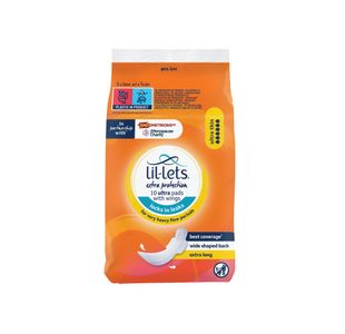 Lil-Lets Sanitary Extra Protection Ultra 10 Pads Pack of 3 94EPU10SRP