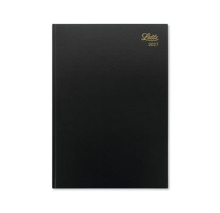 Letts Desk Diary Day Per Page A4 Black 2027 LT11ZBK27
