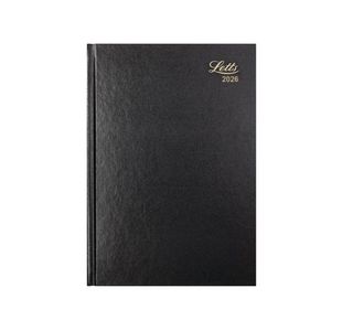 Letts Desk Diary Week To View A5 Black 2026 26-T31XBK