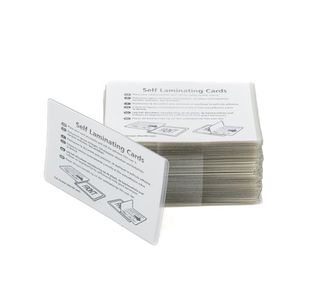 Pelltech Self-Laminating Cards 54x86mm (Pack of 100) PLG25230