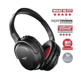 Lindy BNX-60 Wireless Active Noise Cancelling Headphones Matt Black 73136