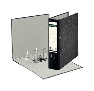 Leitz 180 Lever Arch File 80mm Board A4 Black (Pack of 10) 1080-10-95