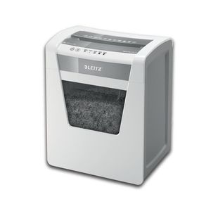 Leitz IQ Office Cross-Cut Paper Shredder Security P-4 White 80031000