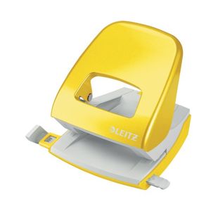 Leitz NeXXt WOW Metal Office Hole Punch 30 sheets Yellow 50081016