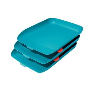 Leitz Cosy Letter Tray A4 Calm Blue (Pack of 3) 53582061