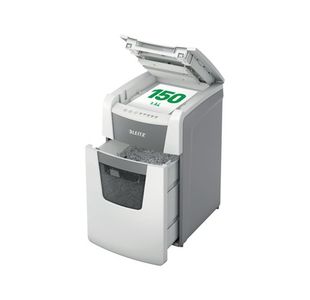 Leitz IQ Autofeed Office 150 Micro-Cut P-5 Shredder White 80141000