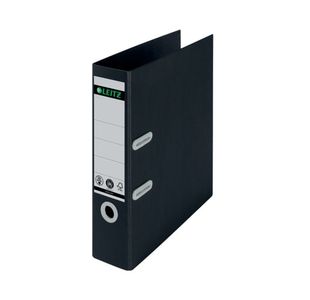 Leitz LAF180 Recycled 80mm A4 Black (10 Pack) 10180095