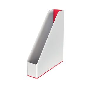 Leitz WOW Magazine File Duo Colour White/Red 53621026