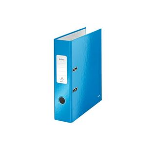 Leitz Wow 180 Lever Arch File 80mm A4 Blue (Pack of 10) 10050036