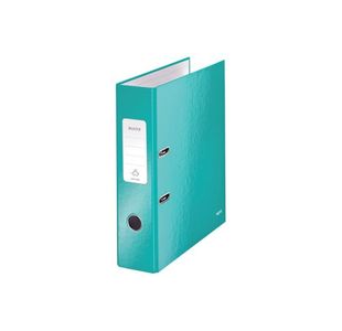 Leitz Wow 180 Lever Arch File 80mm A4 Ice Blue (Pack of 10) 10050051