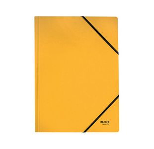Leitz Recycle Card Folder/Elastic Bands A4 Yellow (Pack of 10) 39080015