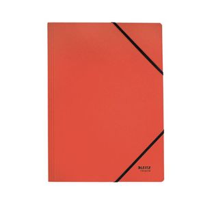 Leitz Recycle Card Folder/Elastic Bands A4 Red (Pack of 10) 39080025