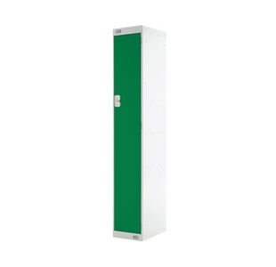 Single Compartment Locker 300x300x1800mm Green Door MC00004
