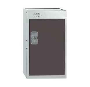 One Compartment Quarto Locker 300x300x511mm Dark Grey Door MC00075