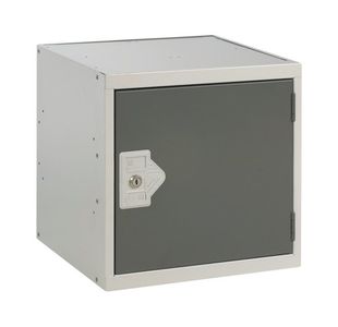 One Compartment Cube Locker 380x380x380mm Dark Grey Door MC00093