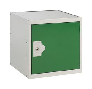 One Compartment Cube Locker 450x450x450mmm Green Door MC00100