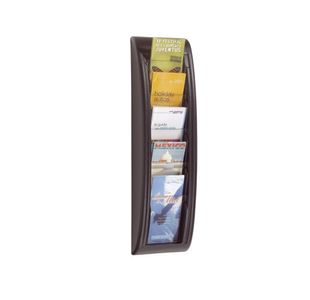 Fast Paper Quick Fit System Wall Display 5 x 1/3 A4 Black F406201
