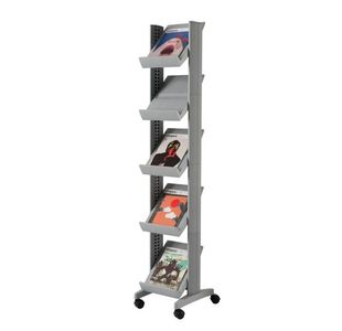 Fast Paper Mobile Literature Display Silver 259N.35