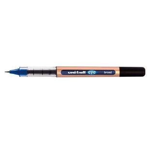 uni-ball Eye Broad UB-150-10 Rollerball Pen 1.0mm Tip Blue Eco 70% Recycled Plastic (Pack 12) - 315341000