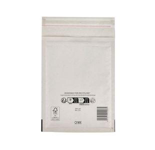 Sealed Air Bubble Lined Postal Bag White 150x210mm MLW C/0 (Pack of 100) 103005498