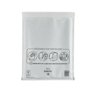 Mail Lite Bubble Postal Bag White H5-270x360 (Pack of 50) 101098086