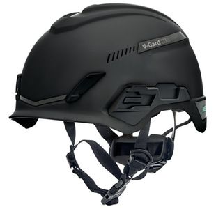 MSA V-Gard H1 Tri-Vented Safety Helmet Black MSA10194790