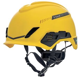MSA V-Gard H1 Tri-Vented Safety Helmet Yellow MSA10194787