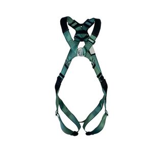 MSA V-Form Full Body Back Chest D-Ring Qwik-Fit Safety Harness Green XS MSA10205849