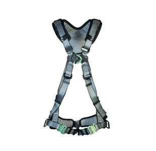 MSA V-Fit Back Chest D-Ring Bayonet Safety Harness Black XL MSA10206535