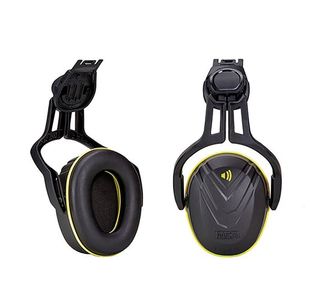 MSA V-Gard Helmet Mounted Ear Defender Medium Yellow MSA10190357