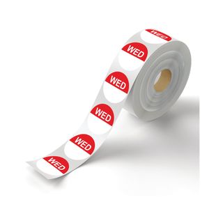 MyCafe Day of Week Food Rotation Label Wednesday Pack of 3500 MYC10611