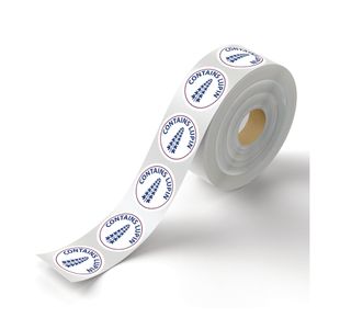 MyCafe Food Label Contains Lupin Removable Pack of 1000 MYC10616